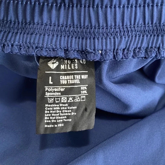Thousand Miles Shorts Men’s Size Large Blue Motiv Workout Athletic Fit - Picture 11 of 12